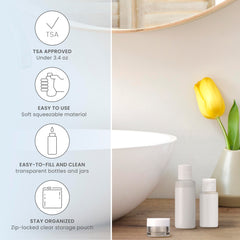 Conair bouteilles voyage tailles variées: s'adaptent à tous les produits et volumes.