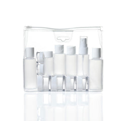 Conair bouteilles voyage translucides: parfaites pour shampoing et gel douche en voyage.
