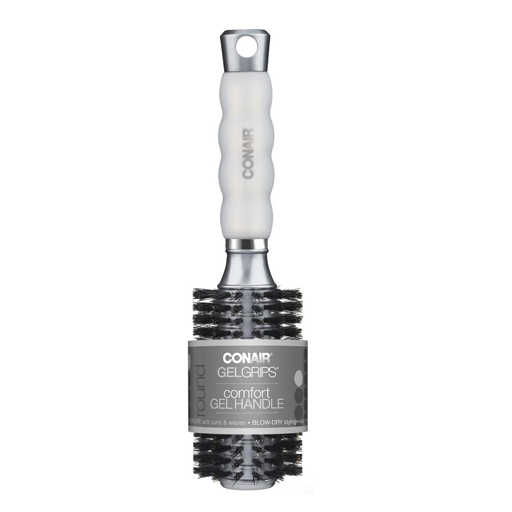 Brosse Conair ronde pour un look salon à la maison.