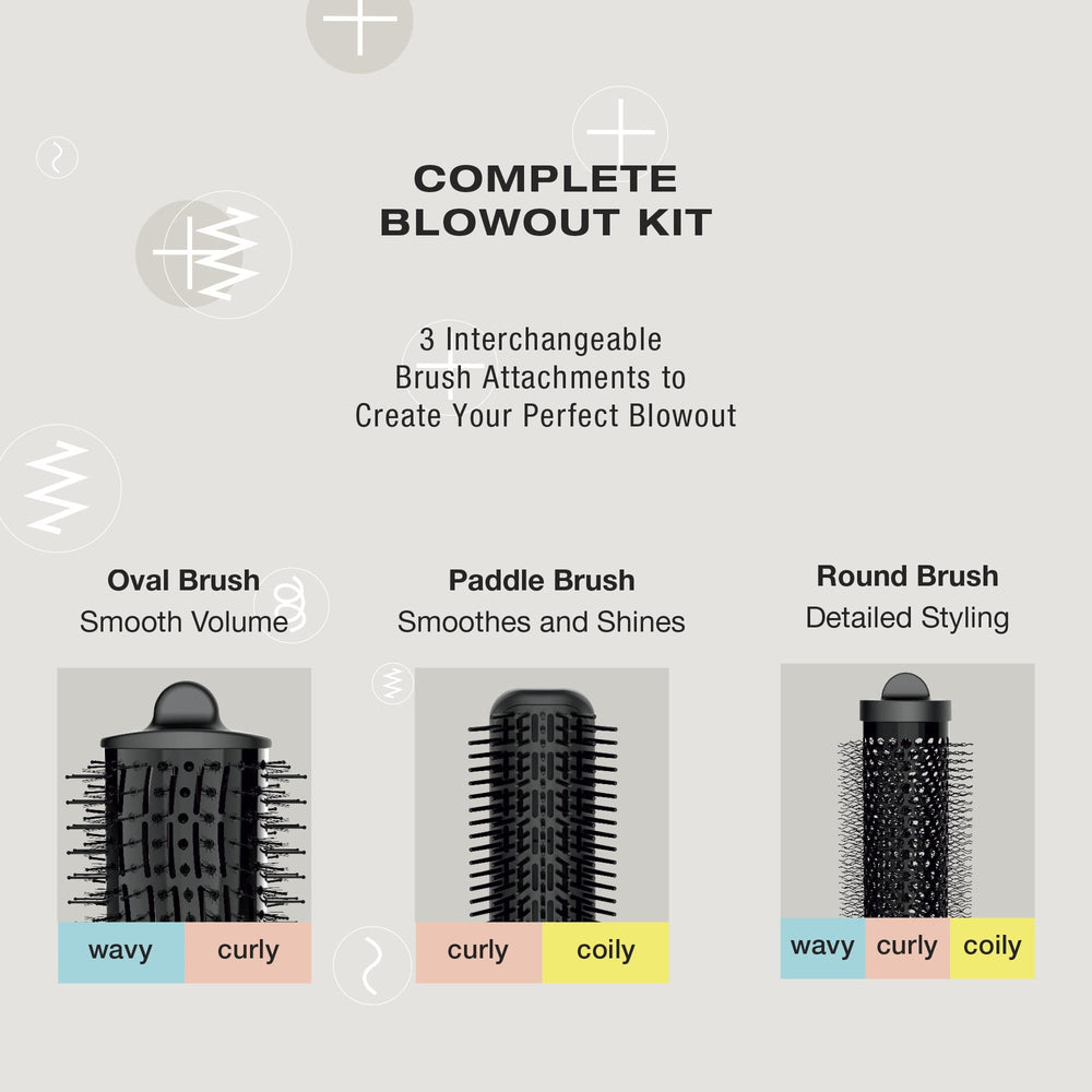 Conair Curl Collective - Brosse paddle: lisser et faire briller les boucles.