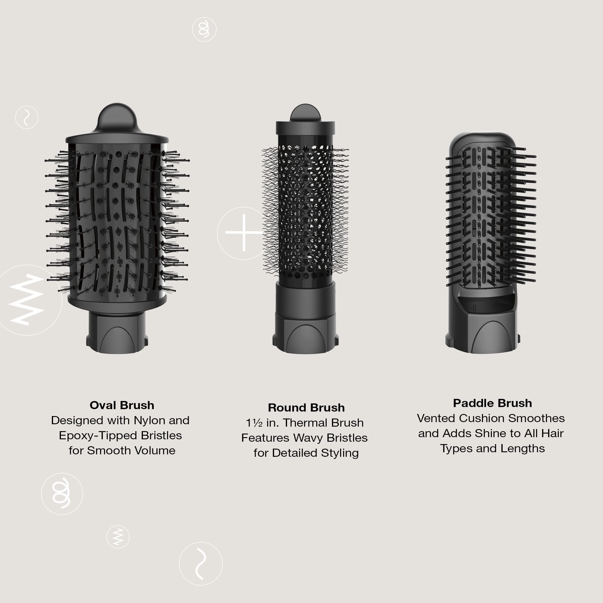 Conair Curl Collective - Kit blowout 3-en-1 pour styling à domicile.
