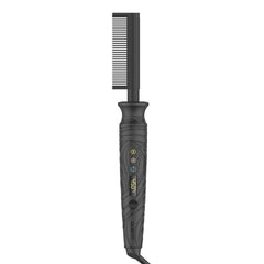 Conair Curl Collective, gros plan sur le peigne chauffant céramique pour un lissage précis.