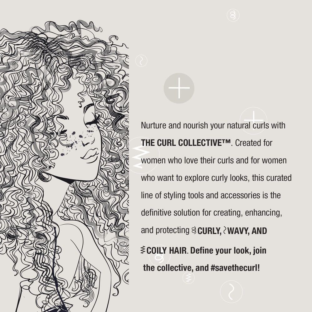 Conair Curl Collective - Technologie céramique et ionique pour réduire les frisottis.