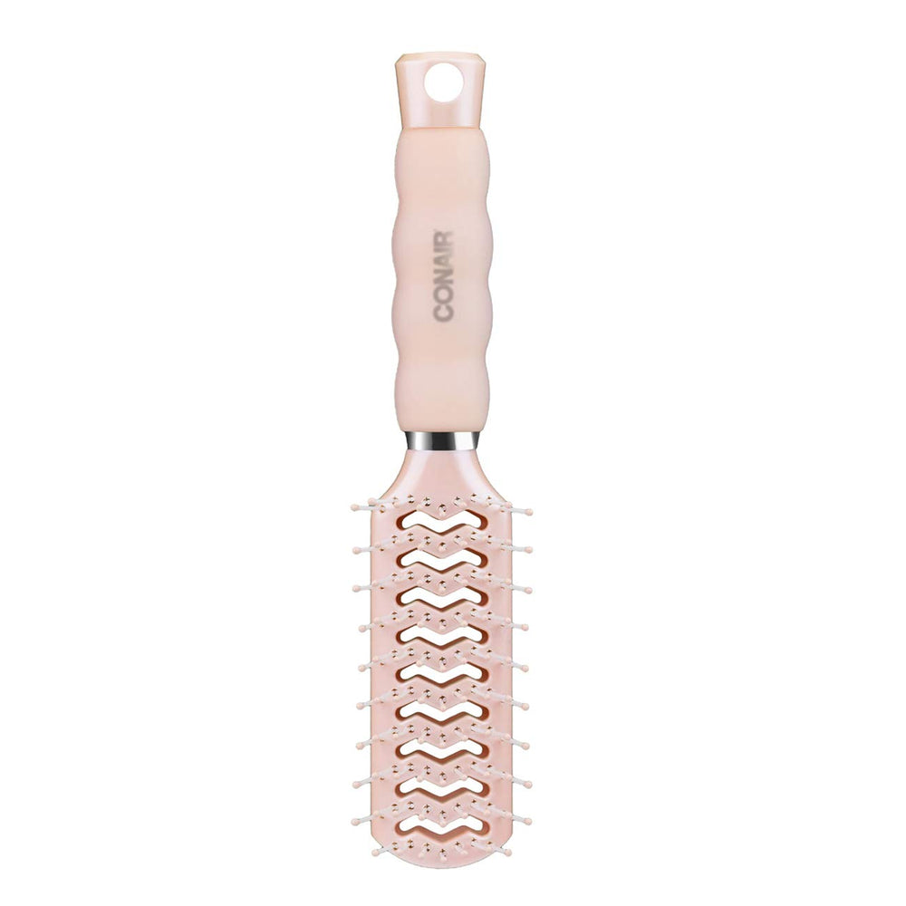 Conair Gel Grips brosse avec poils à balles évitant les accrocs pendant le brushing.
