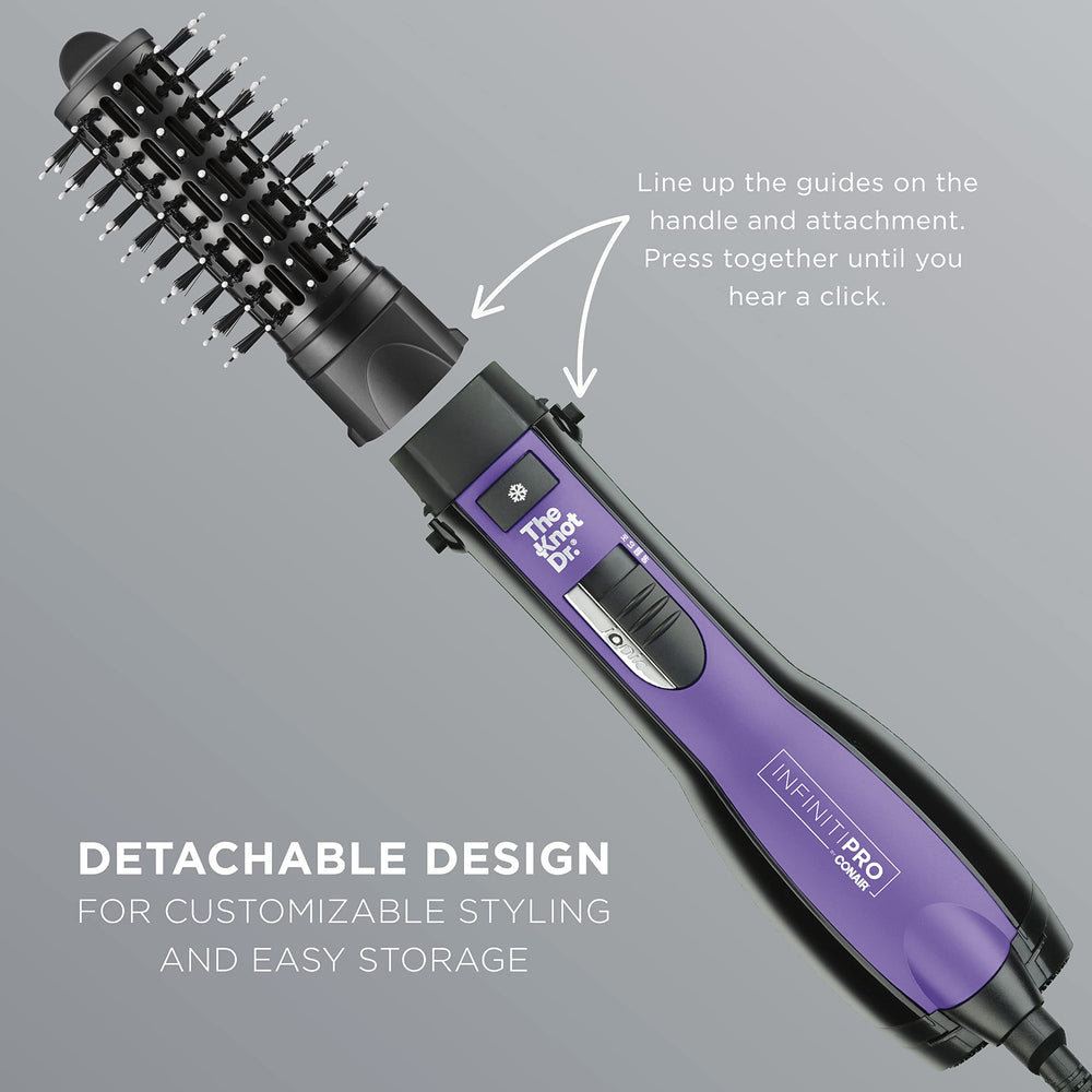 Conair Knot Dr Tourmaline-Ceramique pour brillance et réduction des frisottis.