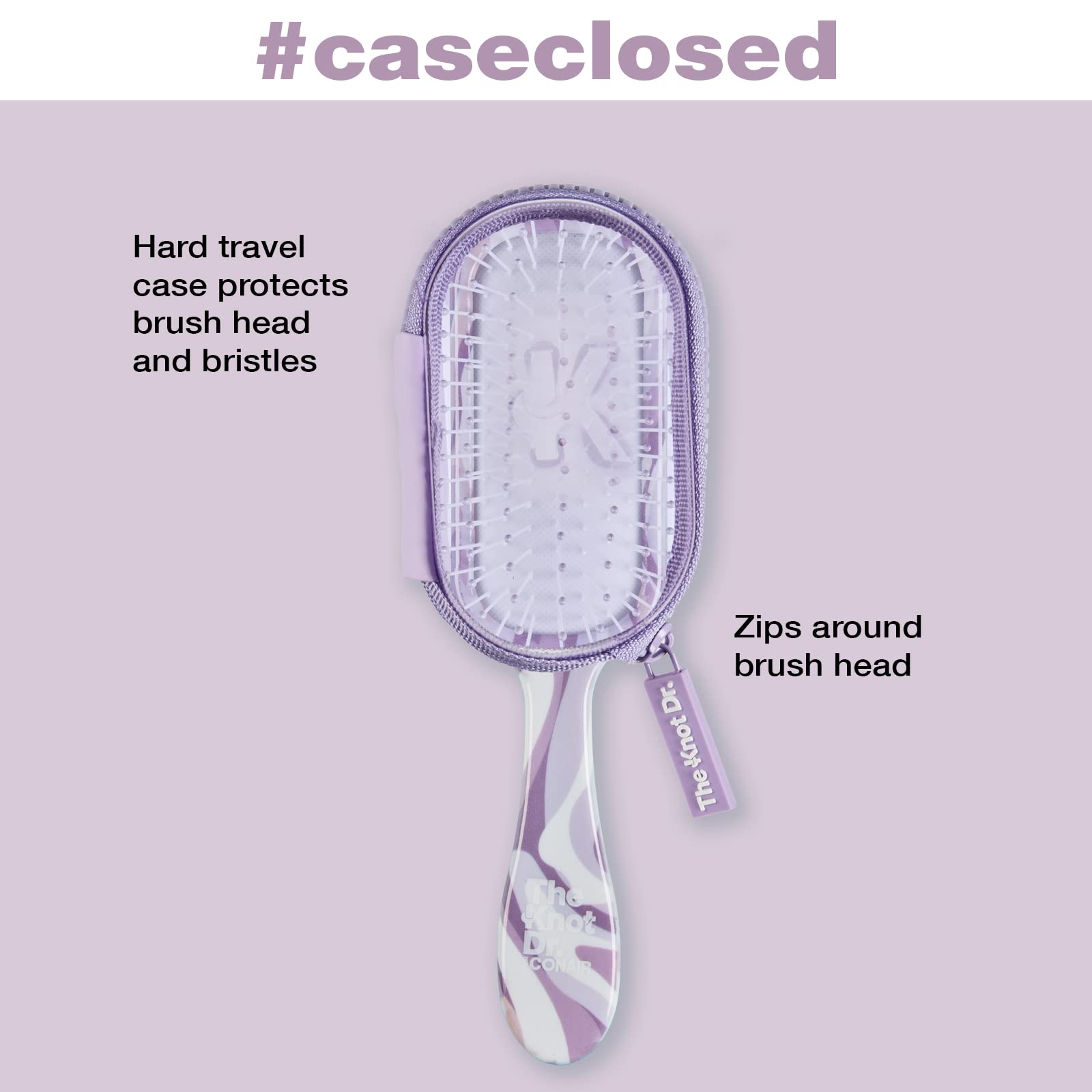 Conair Knot Dr résiste à la chaleur et convient au brushing.