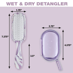 Brosse Knot Dr Conair masse doucement le cuir chevelu lors du démêlage.