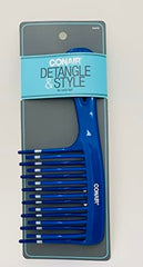 Dents larges du peigne Conair démêlent et lèvent les mèches pour plus de définition.