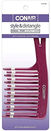 Conception adaptée cheveux bouclés ou permanentés, réduction des frisottis.
