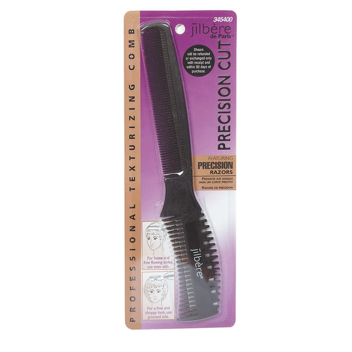 Peigne de précision Conair Pro Jilbere de Paris pour texturiser et ajouter du volume.