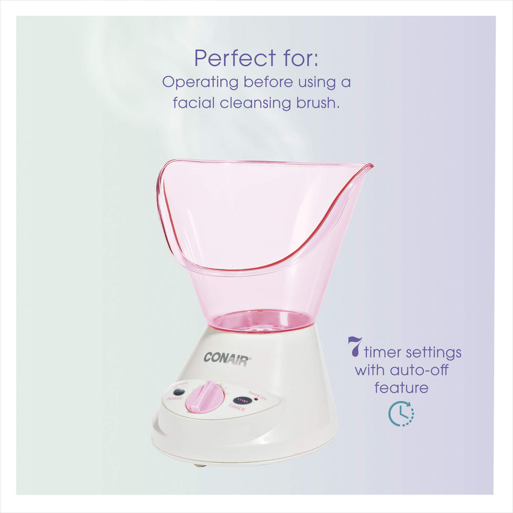 Conair True Glow: embout nasal concentrateur pour vapeur ciblée.