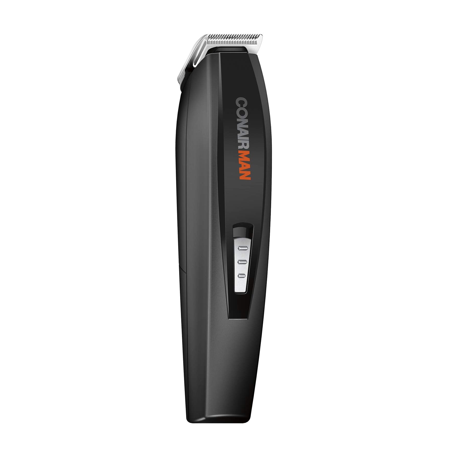 Lames en acier inoxydable ConairMAN pour une coupe durable et précise.