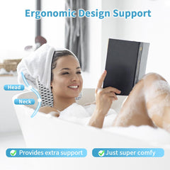 Conbella oreiller bain luxe – soutien dos confortable pour détente.