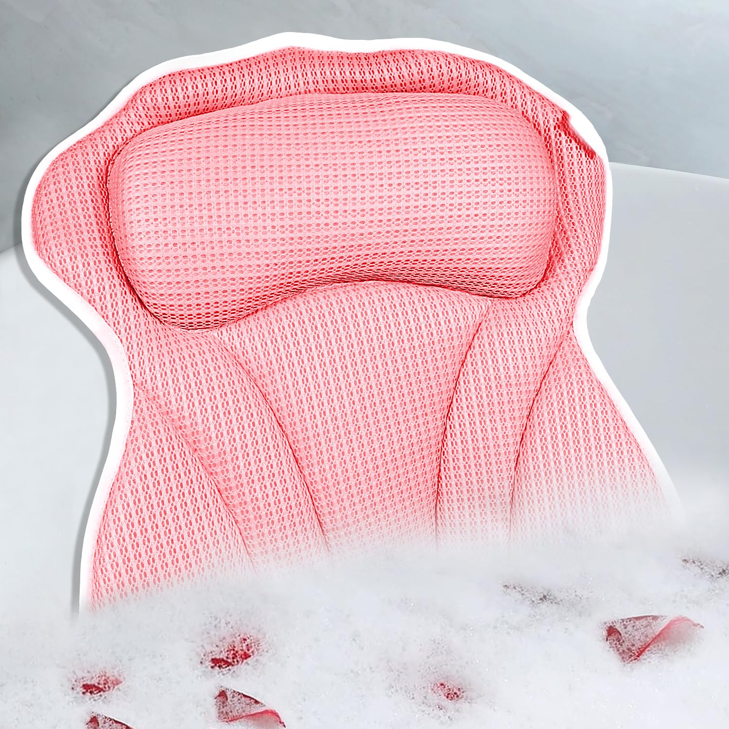 CONBELLA oreiller bain: soutien tête et cou optimal pour la détente.