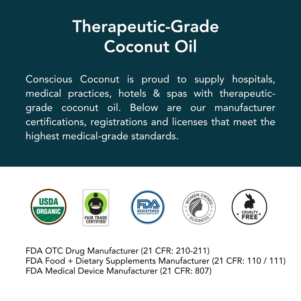 Conscious Coconut huile de coco – emballage durable en verre