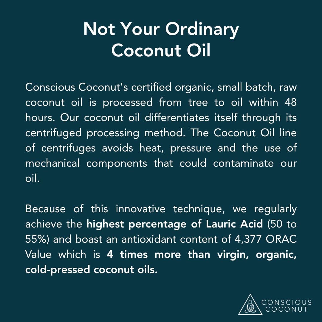 Conscious Coconut huile de coco – texture légère non grasse