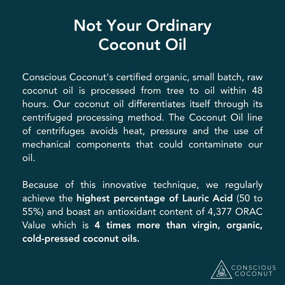 Conscious Coconut huile de coco – texture légère non grasse