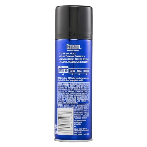 Consort Pour Hommes – spray sans eau, formule légère.