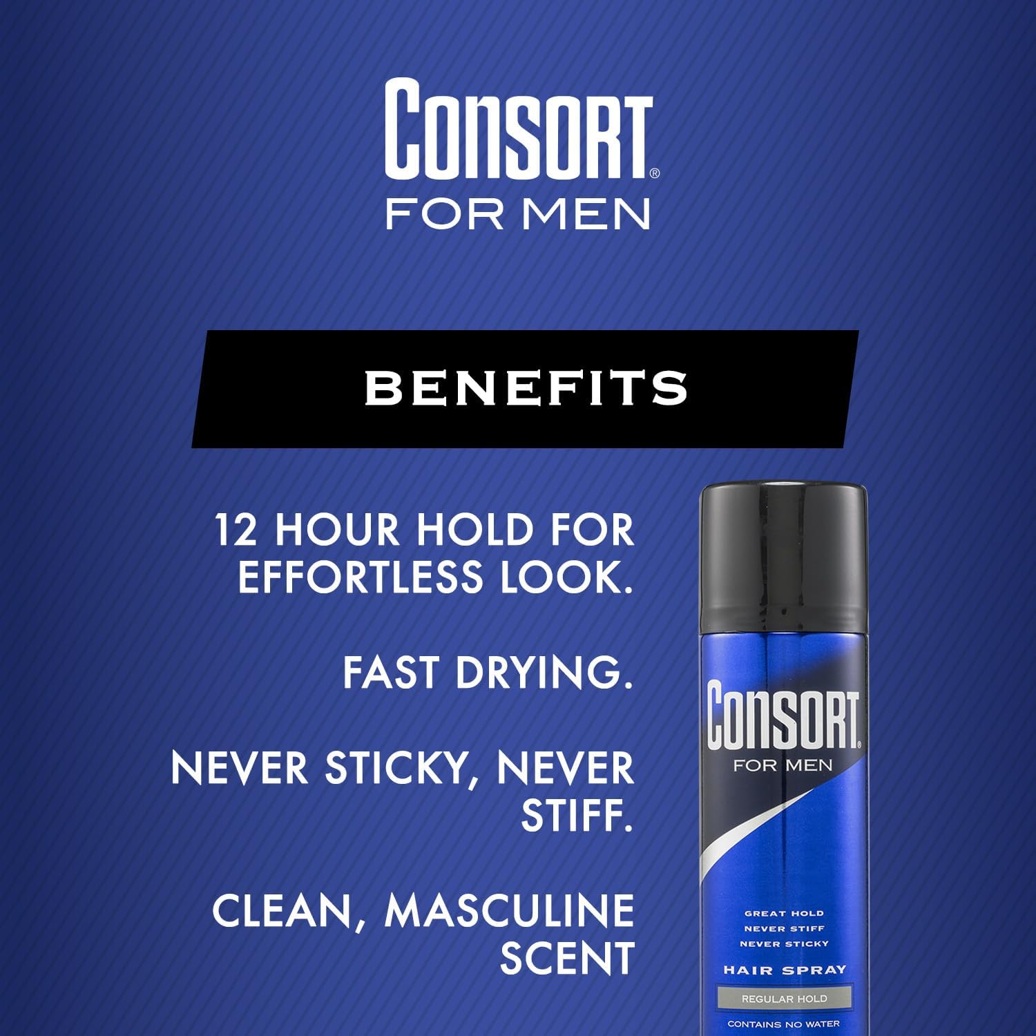 Consort Pour Hommes – application rapide après la douche.