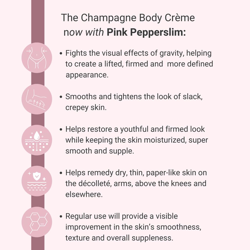 Consult Beaute Champagne Lift: texture crémeuse pour peau crêpée et lisse.