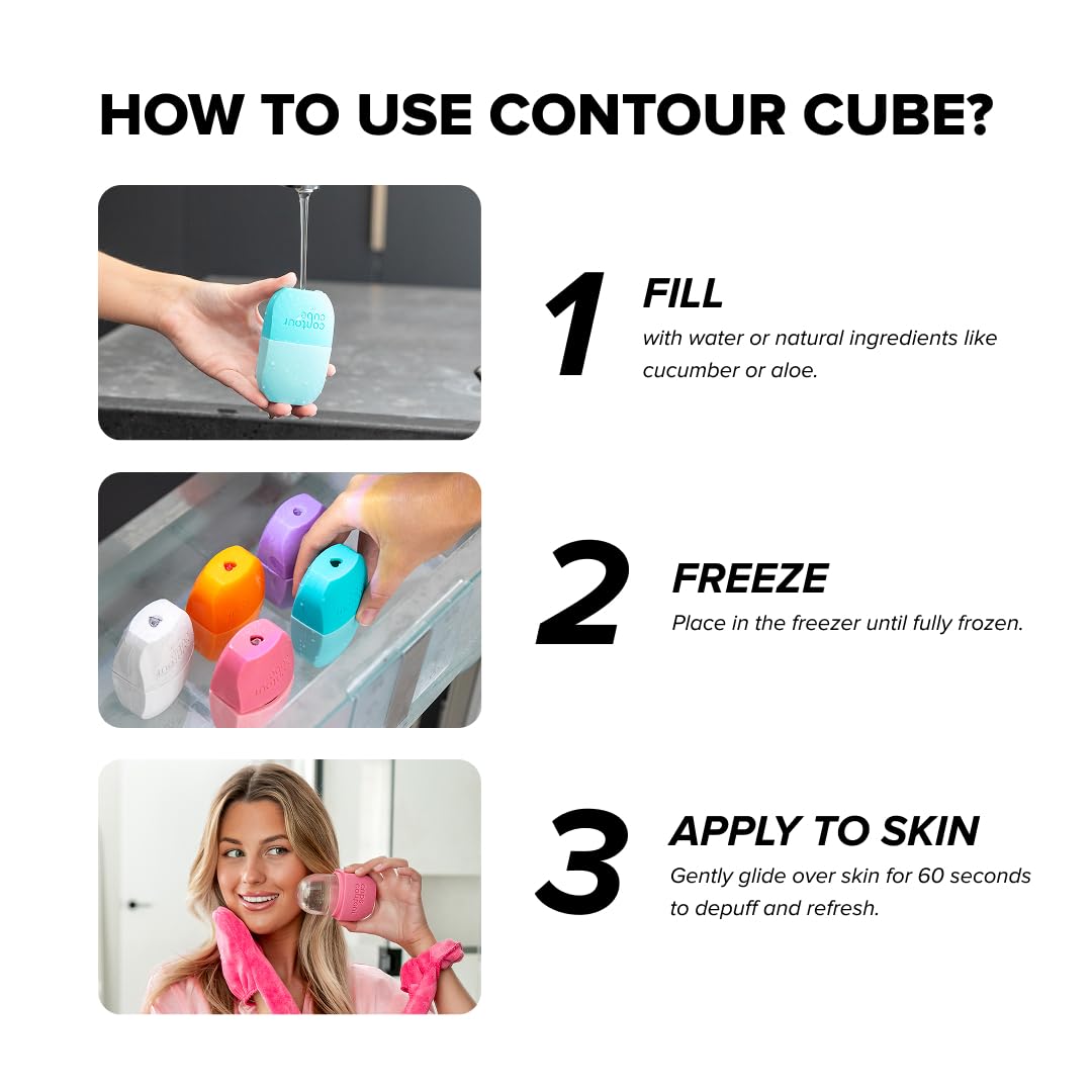 Contour Cube Original recettes glace visage: eaux et infusions pour expérience glacée