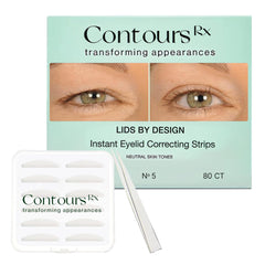 Contours Rx Lids by Design – boîte de 80 bandes paupières prêt à l’emploi pour lift discret toute la journée.