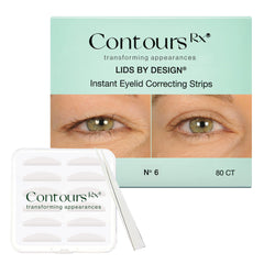 Contours Rx Lids by Design: boîte de 80 bandes transparentes pour un regard éveillé.