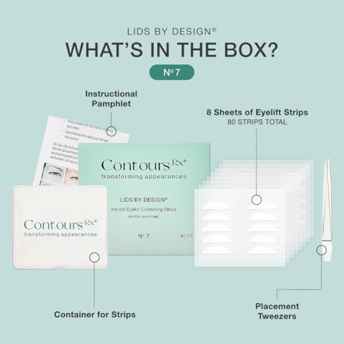 Contours Rx Lids by Design tampons prep B5 pour nettoyer et préparer la paupière.