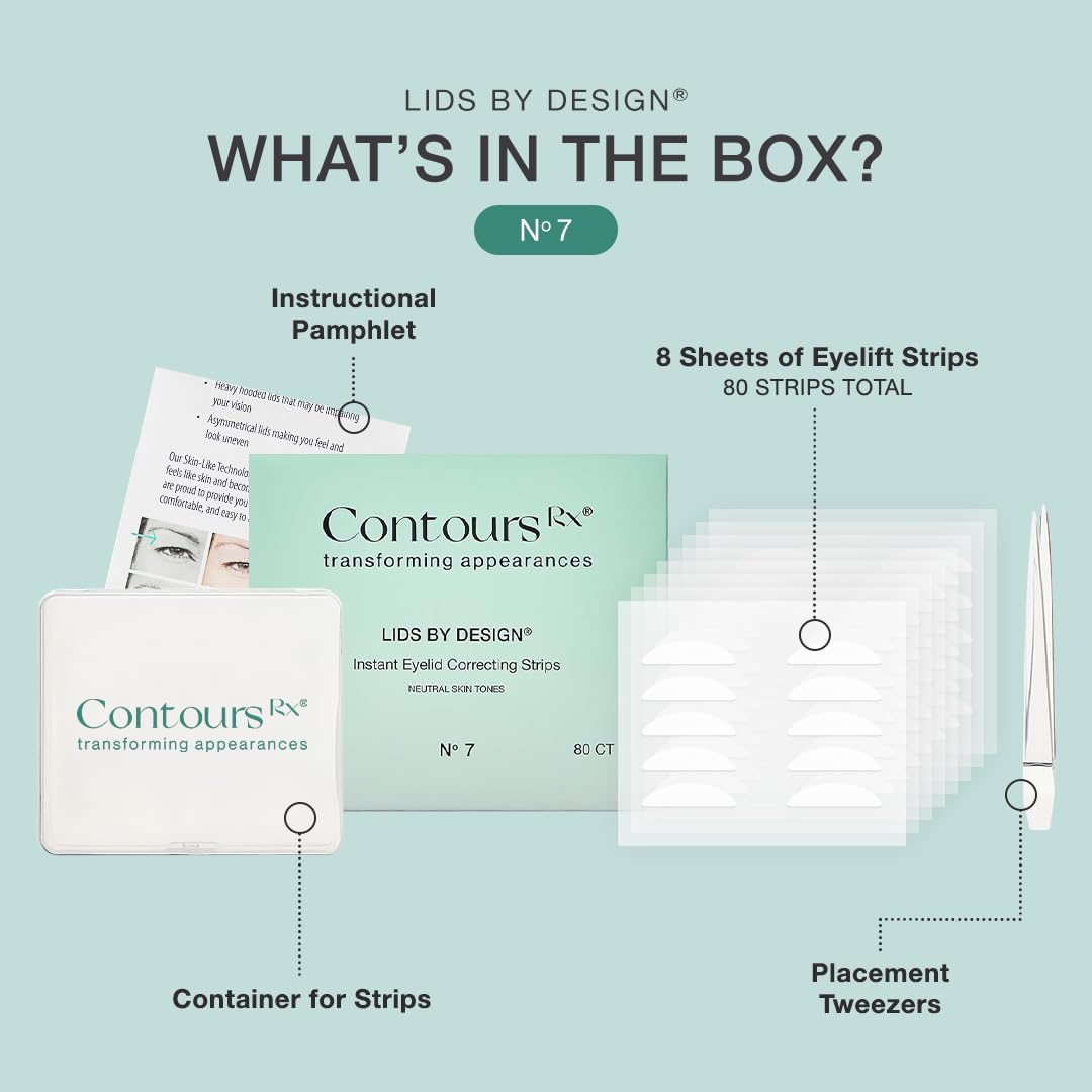 Contours Rx Lids Design – outil applicateur pour une pose précise.