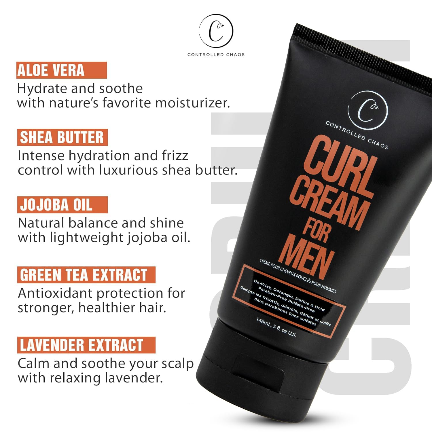 Application facile sur cheveux humides avec froncements pour des boucles naturelles.