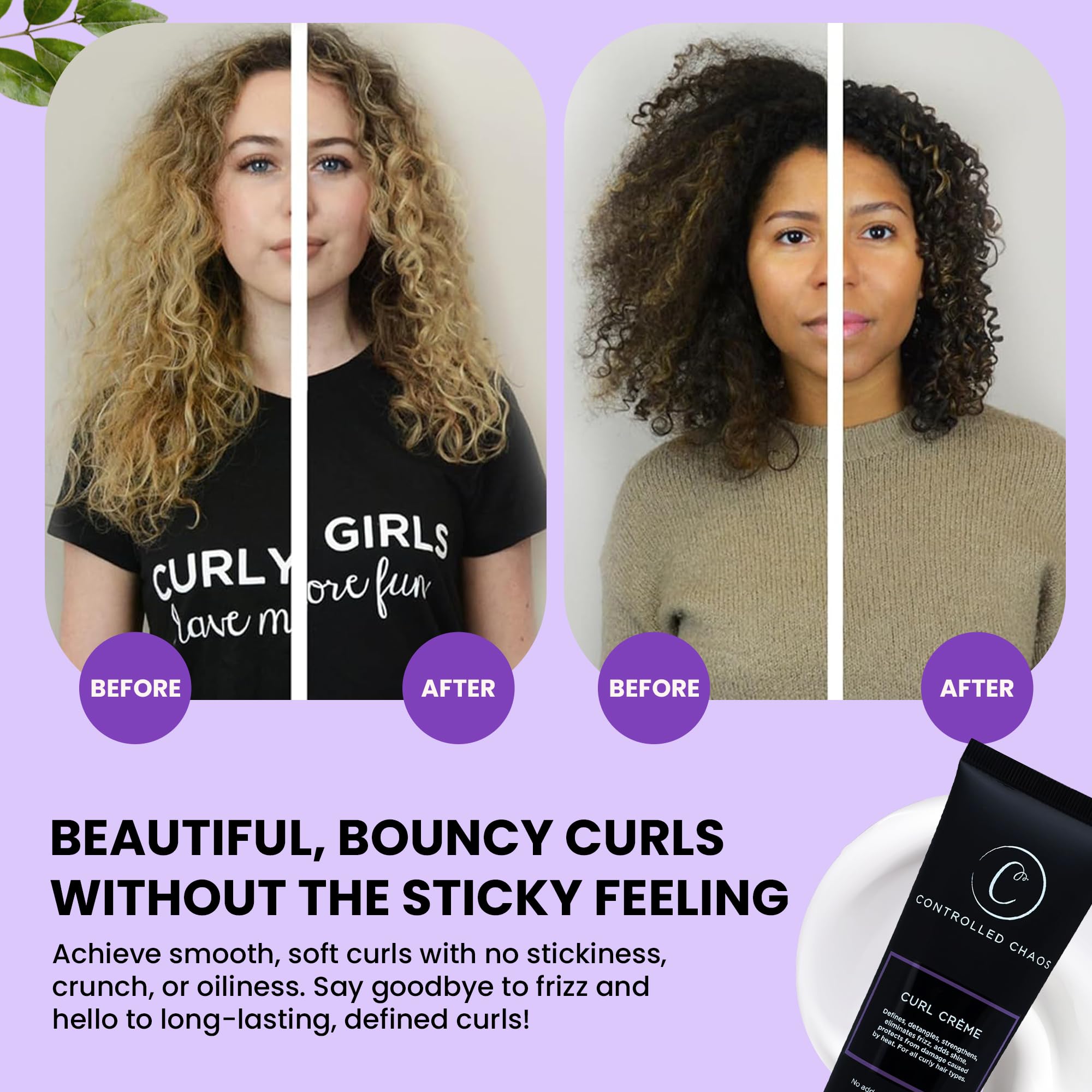 Formule sans sulfates pour cheveux sains avec Controlled Chaos.