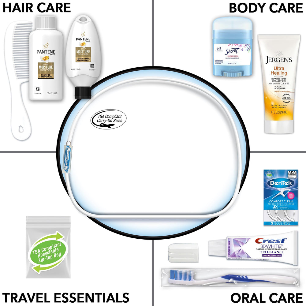 Lotion hydratante Eucerin/Lubriderm 1 oz, peau nourrie lors de voyages.