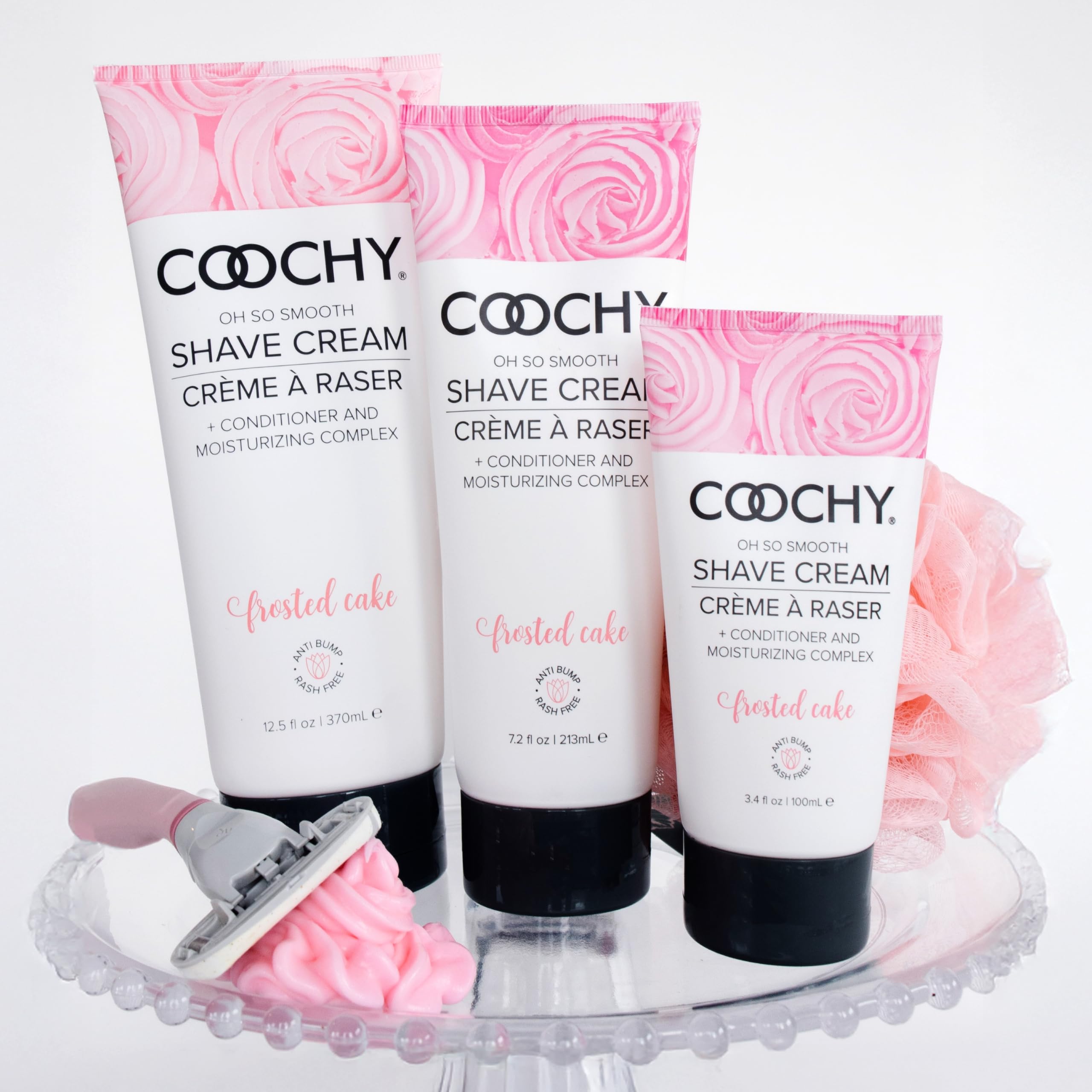Coochy adaptée pour zones sensibles bikini, peau douce et sans irritations potentielles.