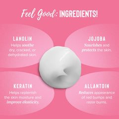 Coochy sur les aisselles sensibles, soin hydratant et doux.