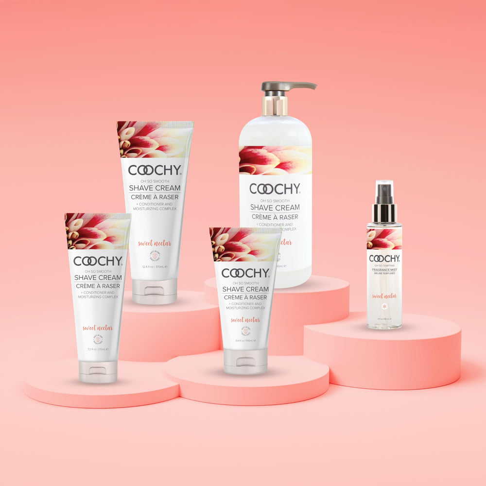 Coochy Crème de rasage – format pratique pour les voyages.