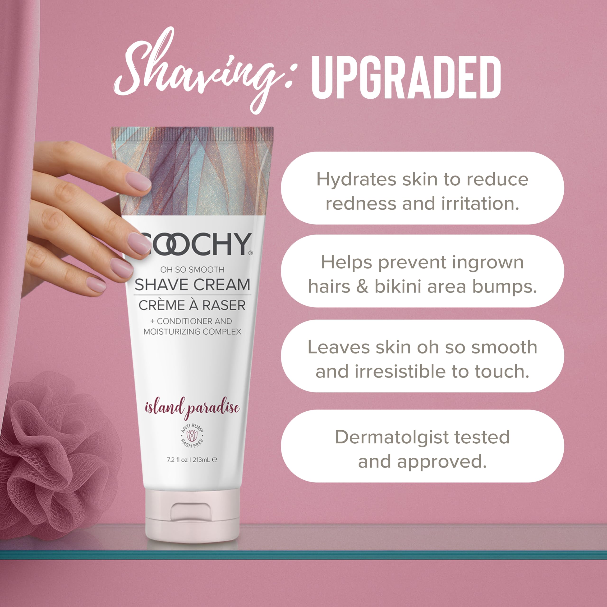 Texture onctueuse offrant une glisse douce et sans irritations.