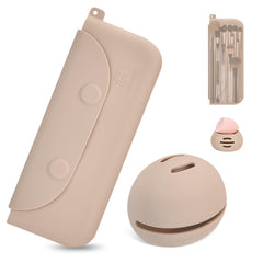 Boîte Cool-Angle pinceaux en silicone ventilée pour séchage rapide.