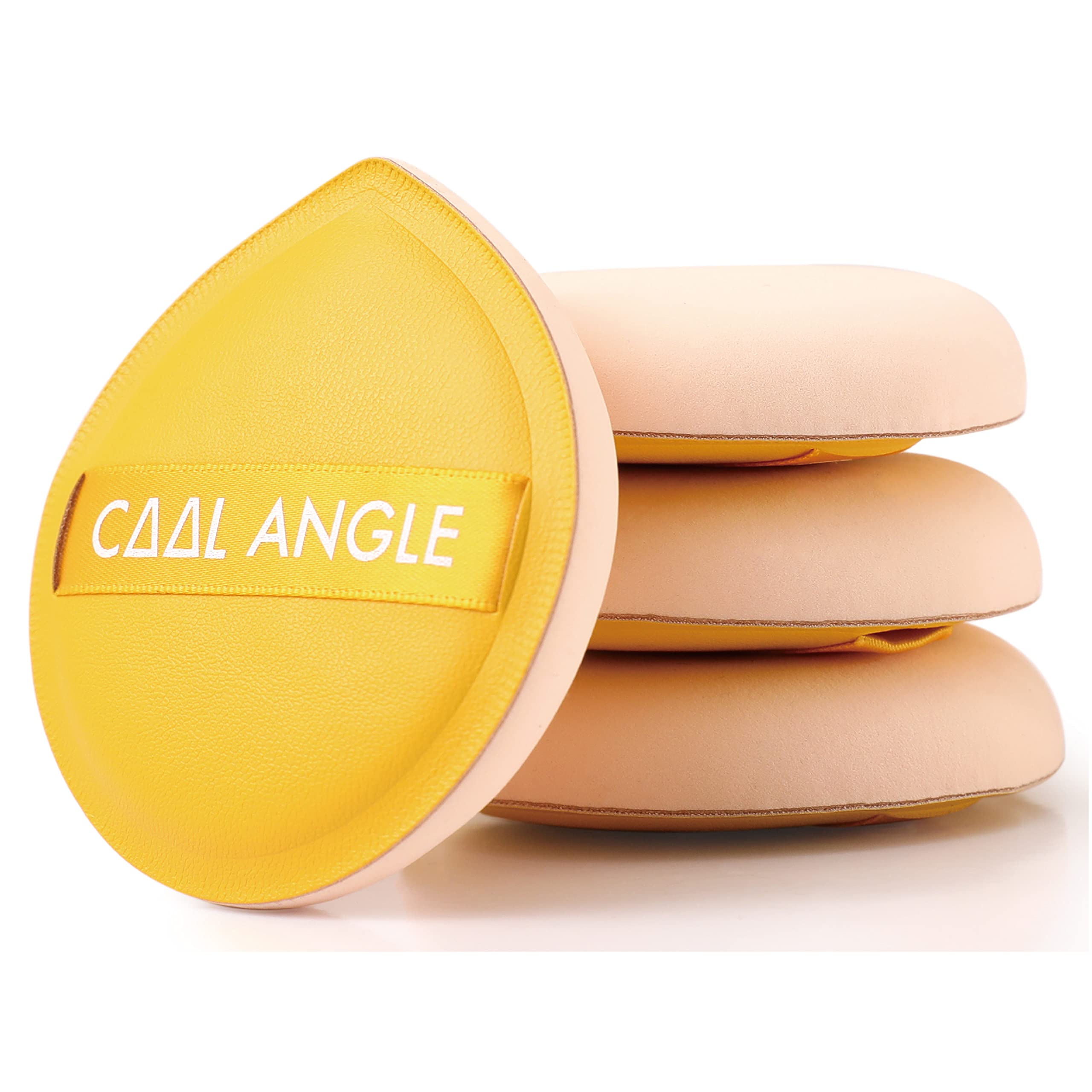 COOL-ANGLE éponges maquillage extralarges ensemble 4 pièces pour une application homogène.