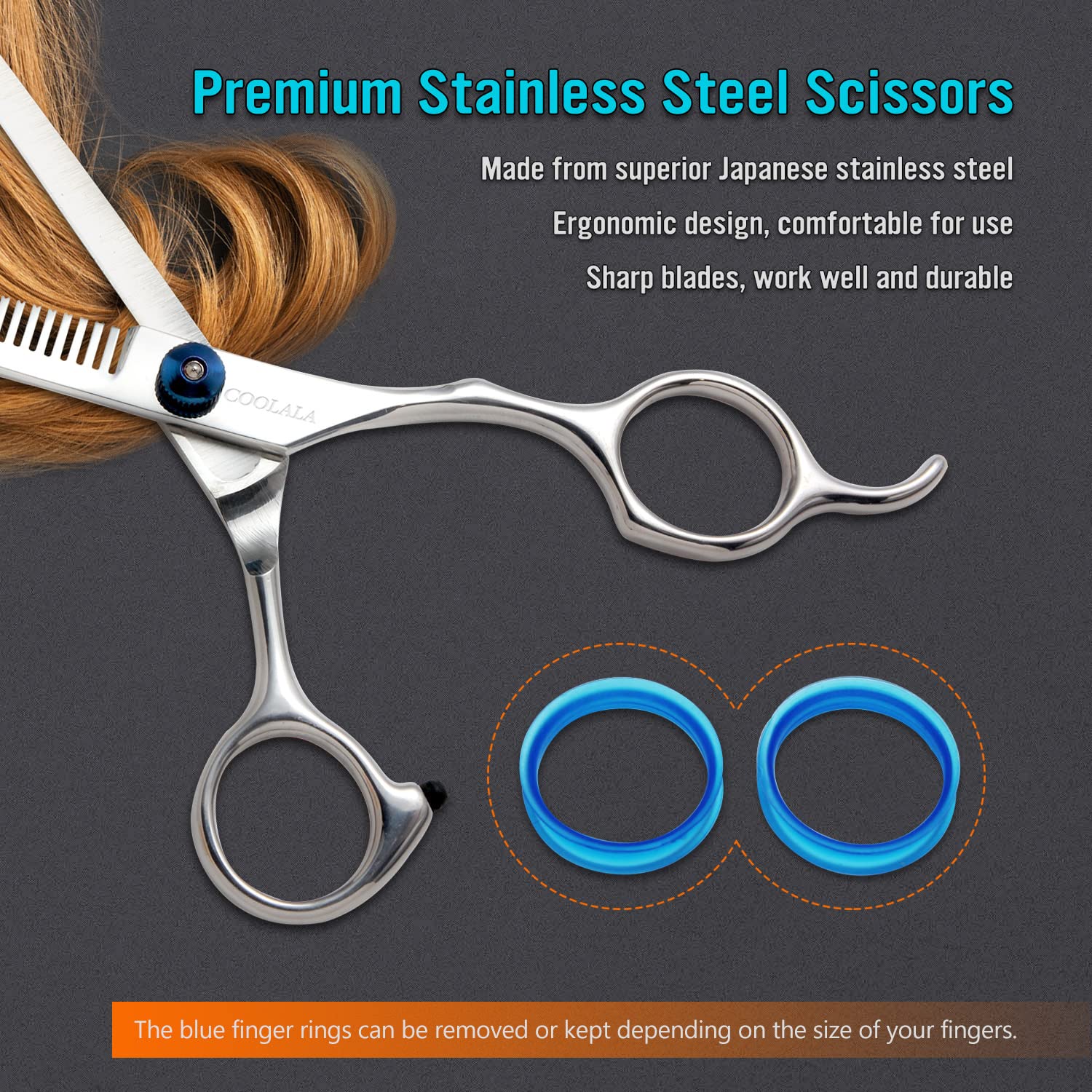 COOLALA poignee ergonomique — prise en main confortable pendant les sessions