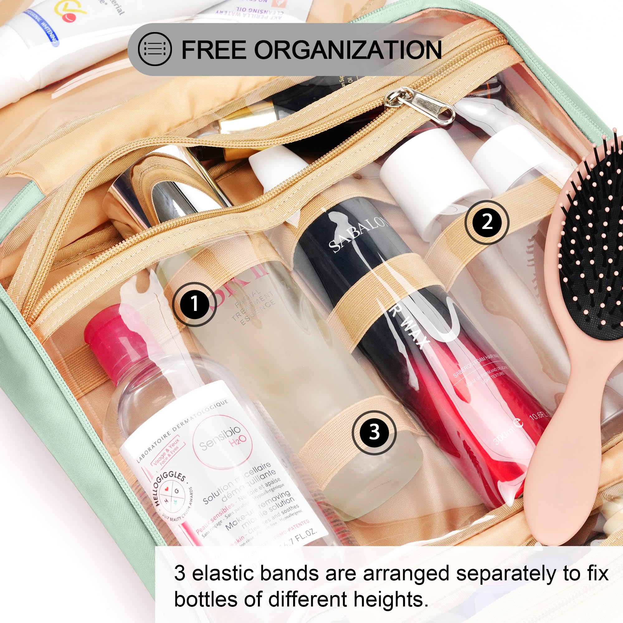 COOSKY Sangle trolley arrière pour fixation facile sur valise.