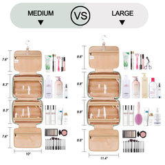 COOSKY Trousse maquillage grand, espace principal spacieux.