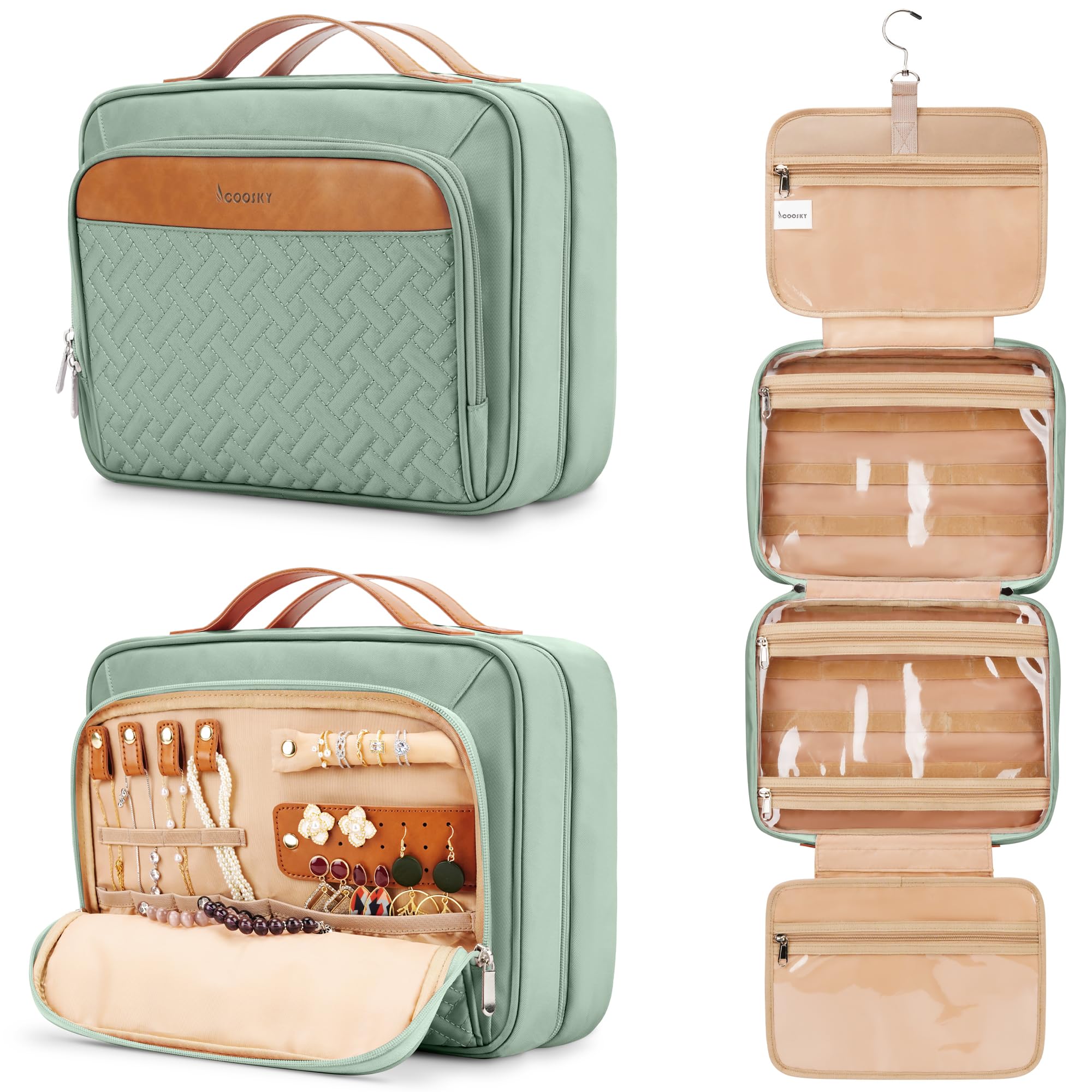 COOSKY Trurse toilette suspendue vue d’ensemble, pratique pour voyage.