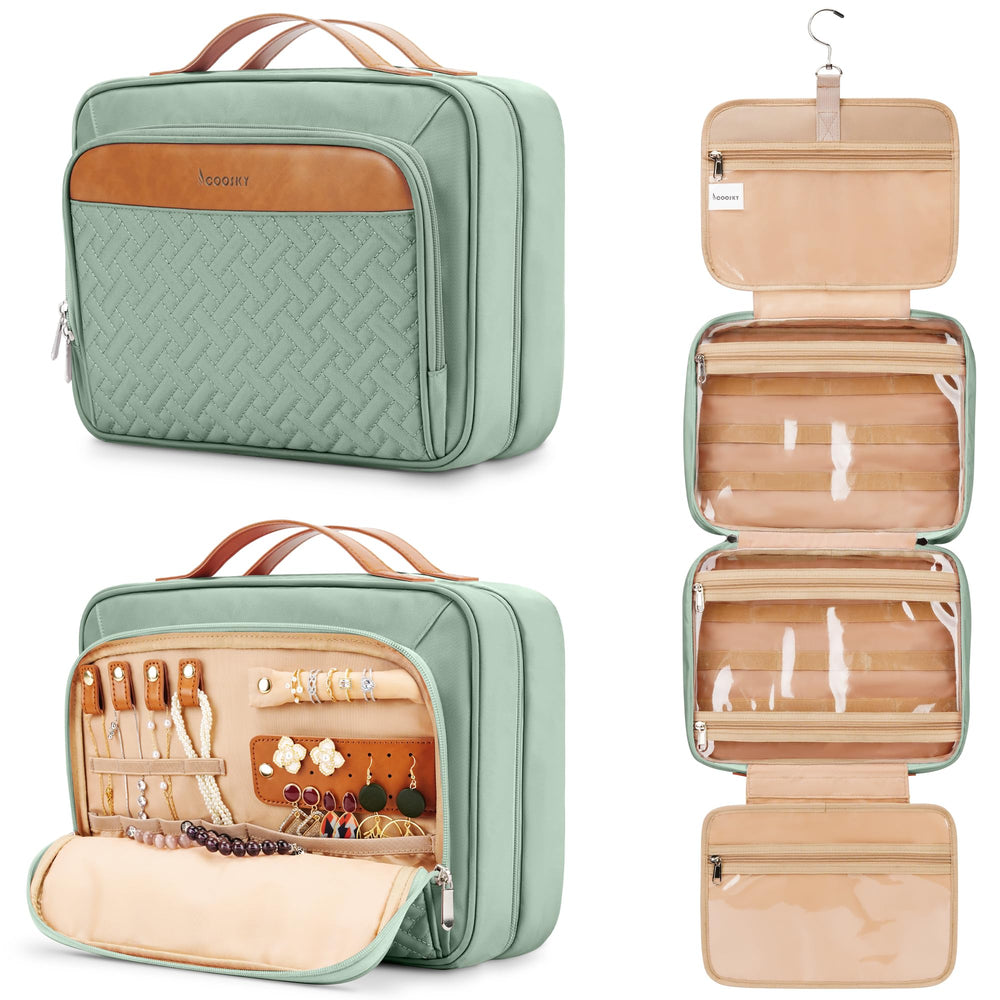 COOSKY Trurse toilette suspendue vue d’ensemble, pratique pour voyage.