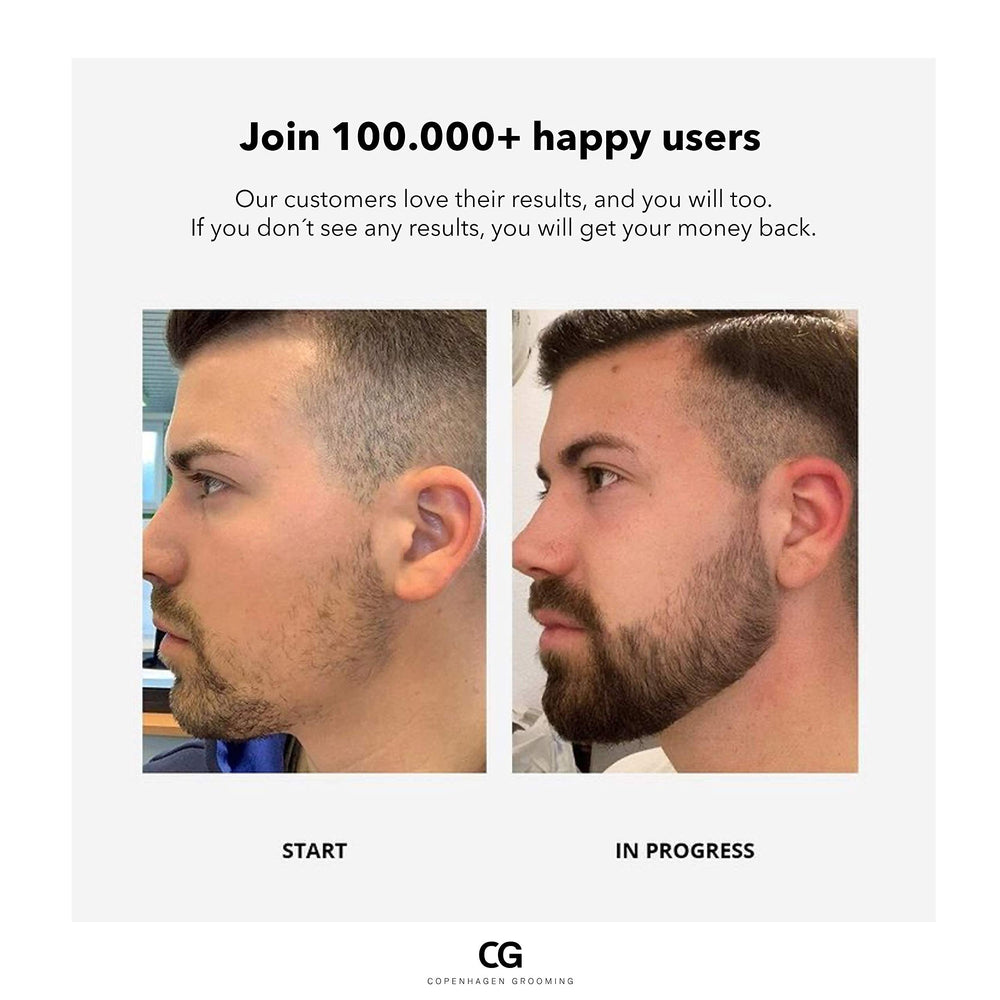 Peigne-clef barbe Copenhagen Grooming – outil pratique pour coiffer et emporter