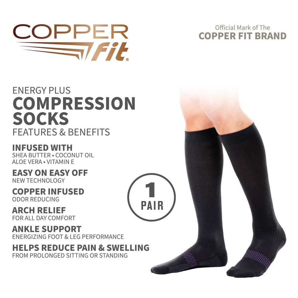 Copper Fit Energy Plus, soutien de l'arche pour un port quotidien agréable.