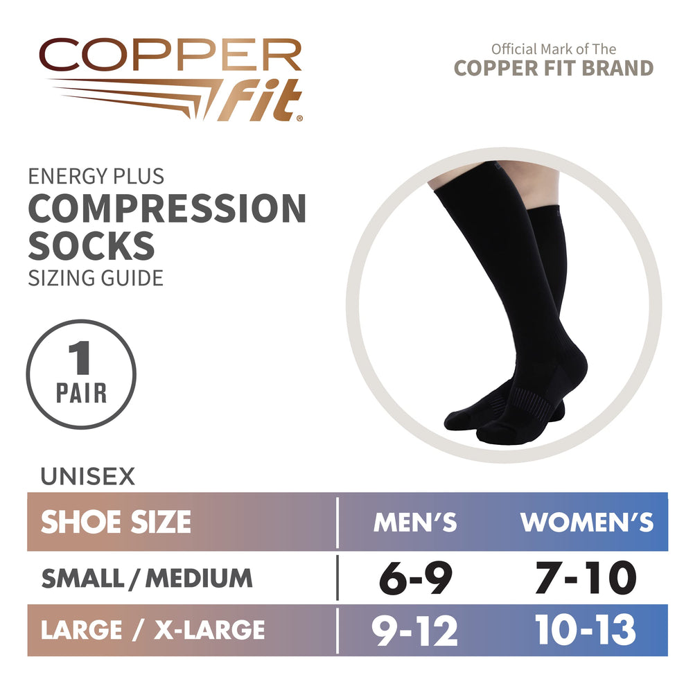 Copper Fit Energy Plus, noir, texture hydratante et douceur durable.