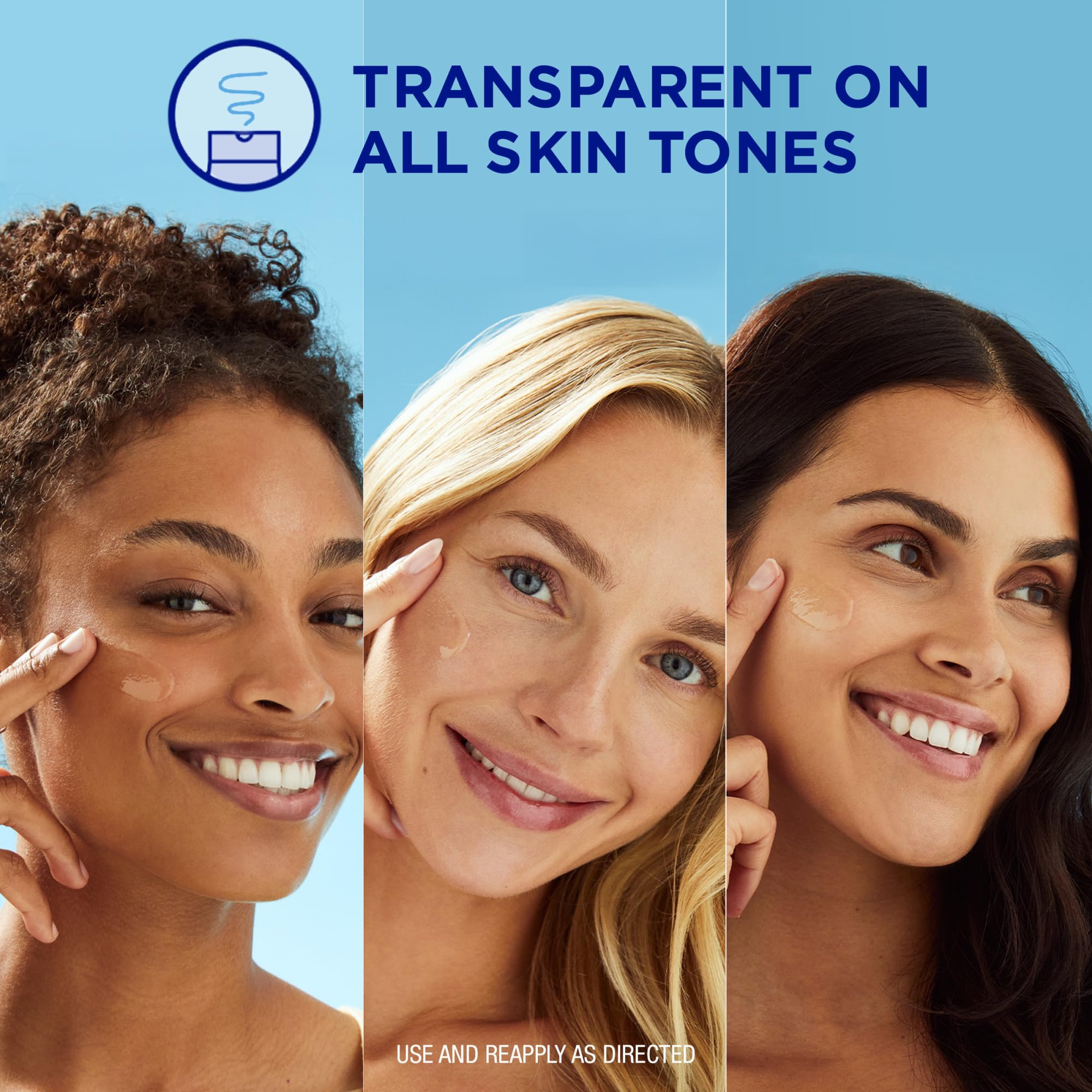 Protection UV SPF 55 du Coppertone Every Tone Stick pour le visage.