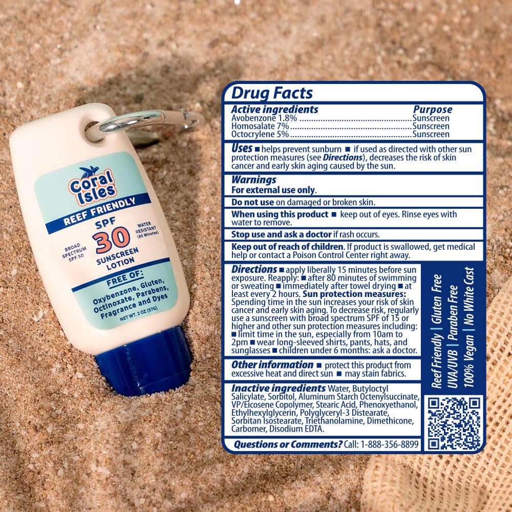 Coral Isles pack double 2 bouteilles, solution pratique pour déplacements.