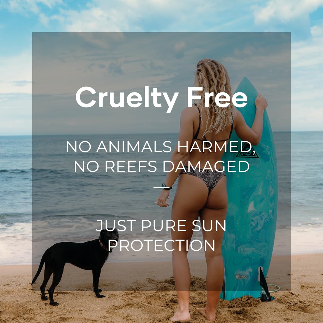 Coral Safe – Étiquette sans oxybenzone, option respectueuse des récifs pour vos voyages.