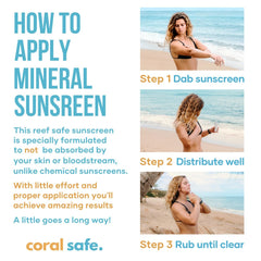 Coral Safe – Bouteille résistante à l'eau 80 minutes, parfaite pour plage et natation.